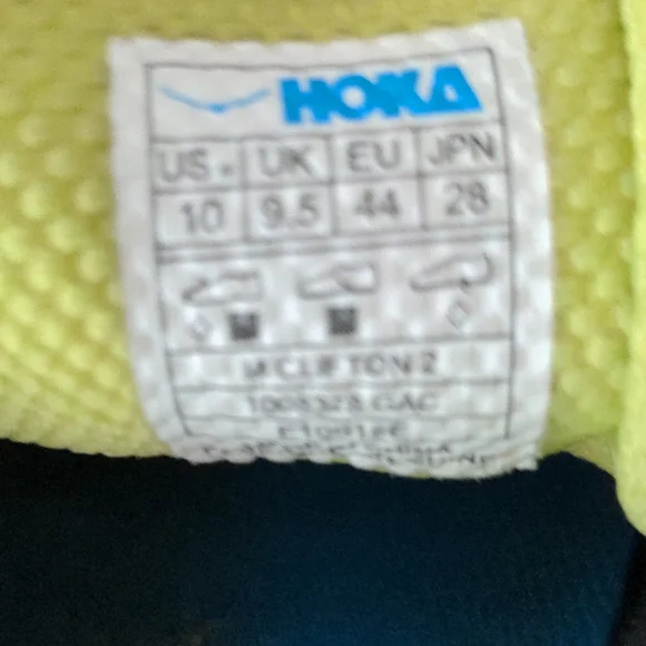 Hoka One One Clifton 2 Men's US Size 10 Shoes - Picture 10 of 13